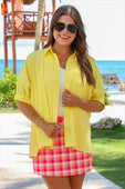 Summer Crush Plaid Skort - Jess Lea Boutique