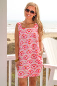 Sunlit Blossoms Sleeveless Dress - Jess Lea Boutique