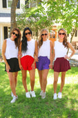 Sunny Strolls High Waisted Shorts- Black - Jess Lea Boutique