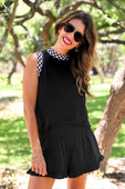 Sunny Strolls High Waisted Shorts- Black - Jess Lea Boutique