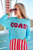 Sunrise Lightweight Sweater- Coast - Jess Lea Boutique