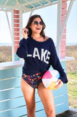 Sunrise Lightweight Sweater- Lake - Jess Lea Boutique