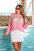 Sunrise Lightweight Sweater- Vacay - Jess Lea Boutique