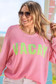 Sunrise Lightweight Sweater- Vacay - Jess Lea Boutique