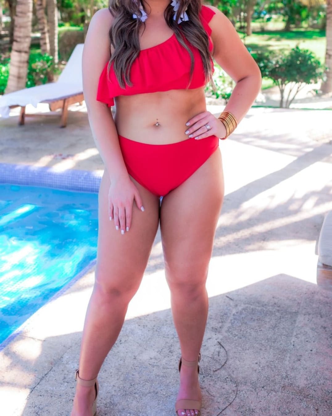 PREORDER-Sunrise To Sunset Ruffle Swimsuit