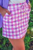 Sweet Beginnings Gingham Skort - Jess Lea Boutique