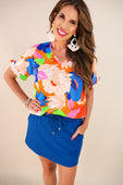 Sweet Sunshine Floral Top - Jess Lea Boutique