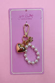 Sweetheart Pearl Bag Charm - Jess Lea Boutique