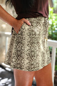 Sylvie Snake Skort - Jess Lea Boutique