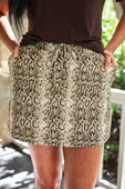Sylvie Snake Skort - Jess Lea Boutique