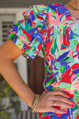Talk Of The Tropics Ruffle Top - Jess Lea Boutique