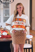 Thanks Pumpkin Pullover - Jess Lea Boutique