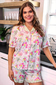 Timeless Petals Ruffle Pajama Set - Jess Lea Boutique