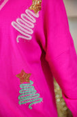 PREORDER- Tinsel Trees Relaxed Cardigan - Jess Lea Boutique