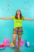 Totally Ausome Drawstring Everyday Shorts - Jess Lea Boutique