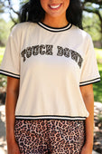 Touch Down Leopard Tee - Jess Lea Boutique