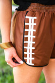 Touchdown Drawstring Everyday Shorts - Jess Lea Boutique
