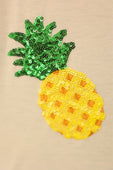 Tropical Fruit Sequin Patch Top - Jess Lea Boutique