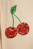 Tropical Fruit Sequin Patch Top - Jess Lea Boutique