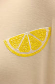 Tropical Fruit Sequin Patch Top - Jess Lea Boutique