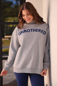 Unbothered Mock Neck Pullover - Jess Lea Boutique