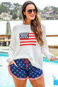 USA Flag Sweater - Jess Lea Boutique