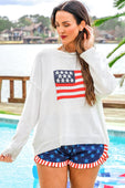 USA Flag Sweater - Jess Lea Boutique