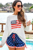 USA Flag Sweater - Jess Lea Boutique
