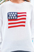 USA Flag Sweater - Jess Lea Boutique