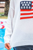 USA Flag Sweater - Jess Lea Boutique