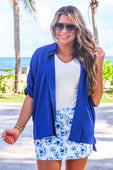 Watercolor Blossom Skort - Jess Lea Boutique