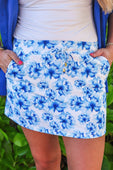 Watercolor Blossom Skort - Jess Lea Boutique