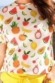 Weekend Waffle Tee- Fruit Salad - Jess Lea Boutique