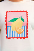 Weekend Waffle Tee- Lemon - Jess Lea Boutique