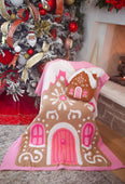 Whimsical Gingerbread House Blanket - Jess Lea Boutique