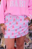 Whimsy Peppermint Skort - Jess Lea Boutique