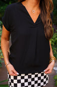 Whitney Woven Blouse - Jess Lea Boutique