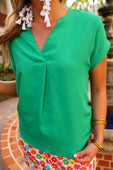 Whitney Woven Blouse - Jess Lea Boutique