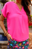 Whitney Woven Blouse - Jess Lea Boutique