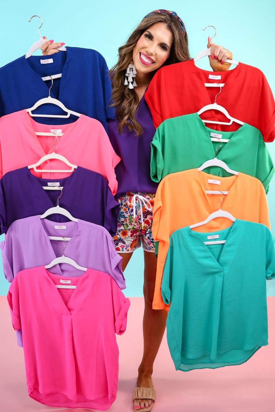 Whitney Woven Blouse - Jess Lea Boutique