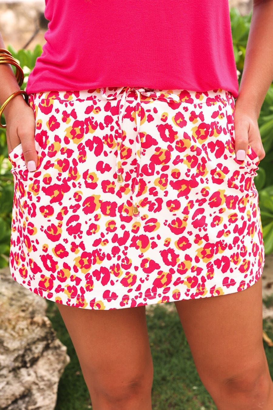 Wild Crush Leopard Skort - Jess Lea Boutique