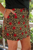 Wild Star Leopard Skort - Jess Lea Boutique