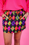 PREORDER- Witching Hour Argyle Skort - Jess Lea Boutique