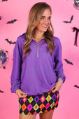 PREORDER- Witching Hour Argyle Skort - Jess Lea Boutique
