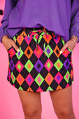 PREORDER- Witching Hour Argyle Skort - Jess Lea Boutique