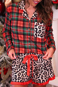 Wrapped in Safari Chic Ruffle Pajama Set - Jess Lea Boutique