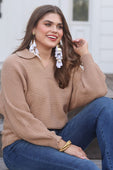Zander Collared Sweater - Jess Lea Boutique