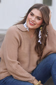 Zander Collared Sweater - Jess Lea Boutique