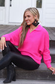 Zander Collared Sweater - Jess Lea Boutique