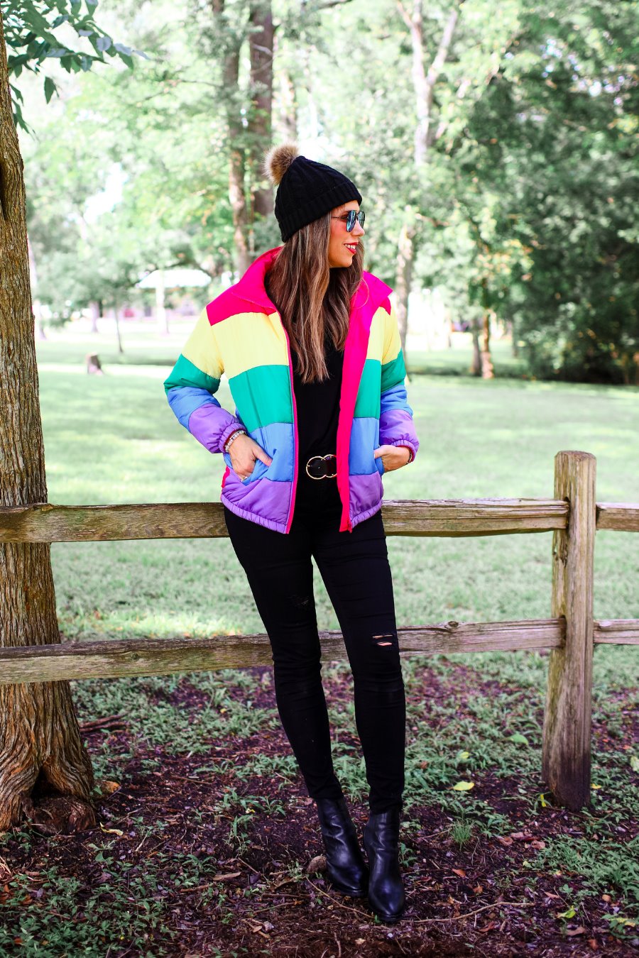 Adult Rainbow Puffer Jacket- PREORDER